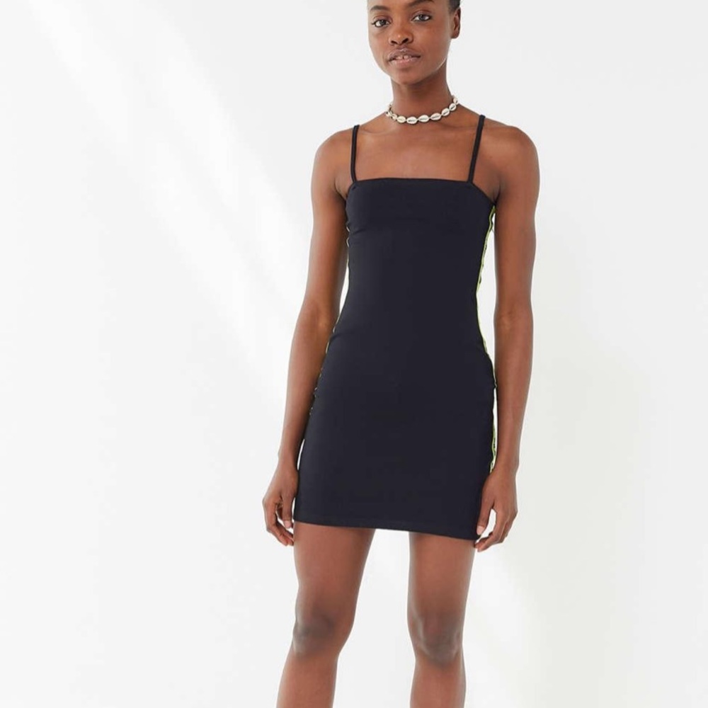 FILA UO Exclusive Side Tape Bodycon Mini Dress